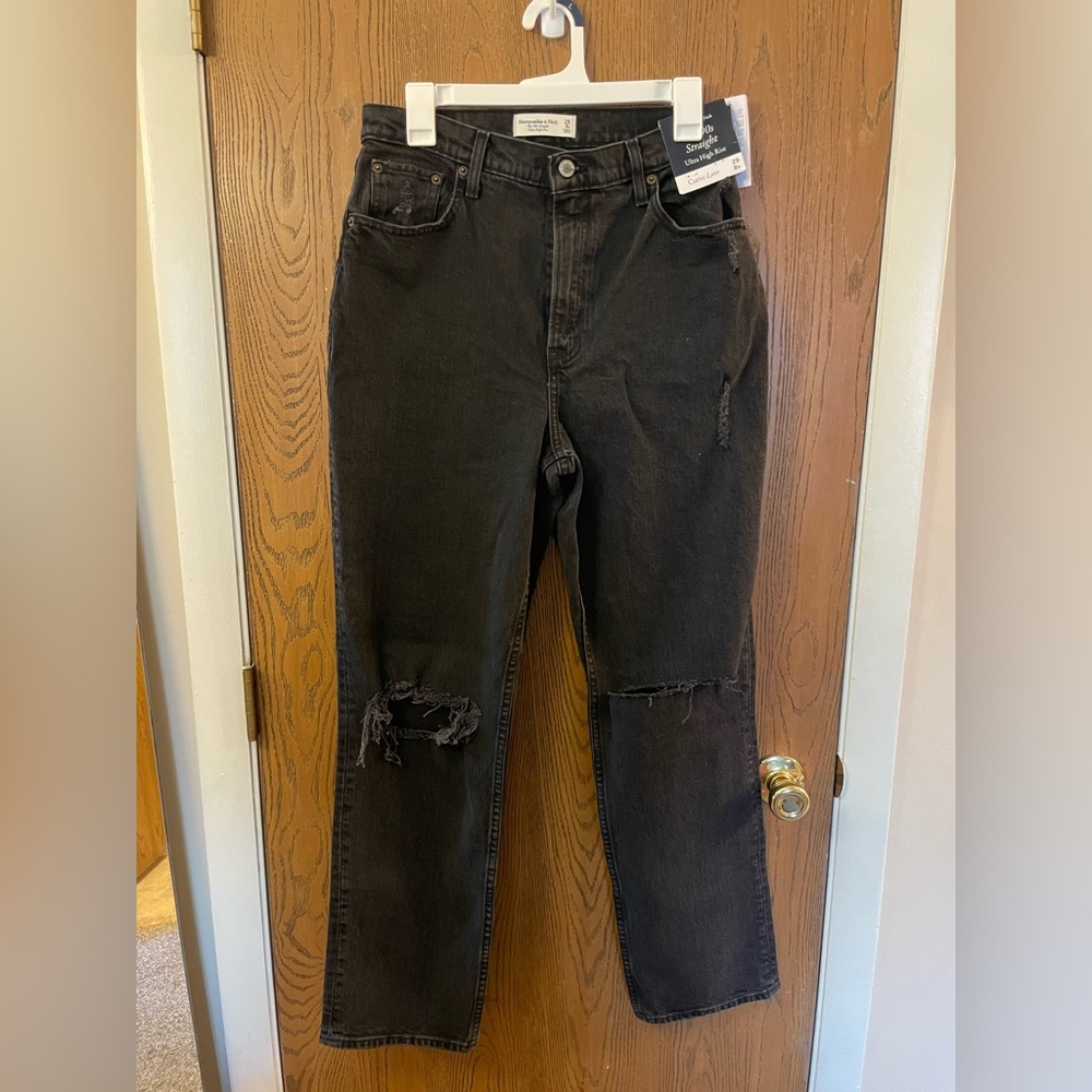 NWT Abercrombie Curve Love The 90’s Straight Ultra High Rise size 29